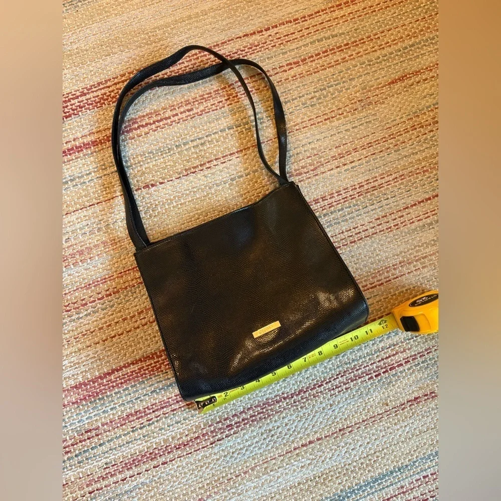 DESMO leather “snakeskin” shoulder bag